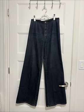 Vintage High Waisted Wide Leg Jeans